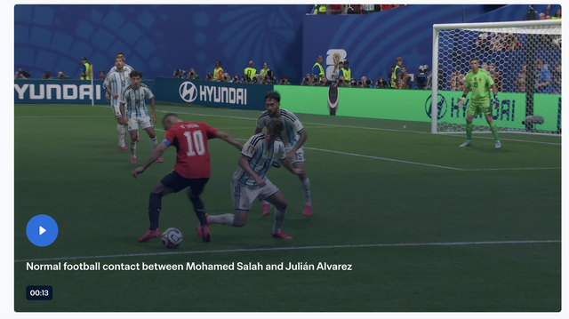 Giám đốc trọng tài FIFA Collina lên tiếng nóng về 2 tình huống nhạy cảm trận Argentina thắng ngược Ai Cập- Ảnh 2.