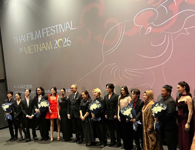 NSND Hồng V&acirc;n, Thanh Th&uacute;y c&ugrave;ng d&agrave;n sao Th&aacute;i đổ bộ thảm đỏ Thai film festival in Vietnam 2026- Ảnh 9.