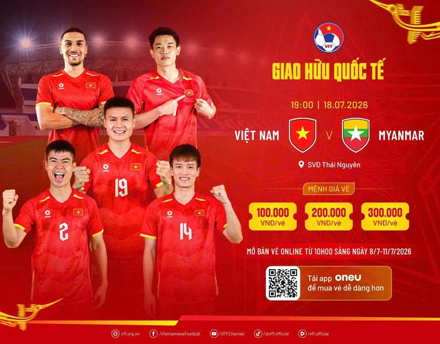 Ch&aacute;y v&eacute; xem đội tuyển Việt Nam đấu Myanmar, Son - T&agrave;i - Lộc xuất trận tại Th&aacute;i Nguy&ecirc;n?- Ảnh 1.