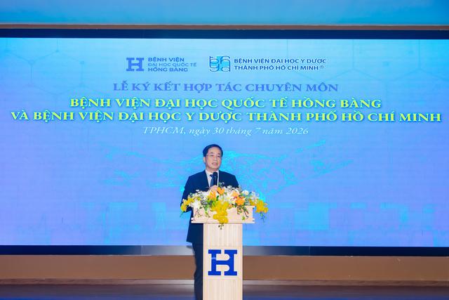 Hai bệnh viện trường đại học tại TP.HCM ký kết hợp tác chuyên môn - Ảnh 3.