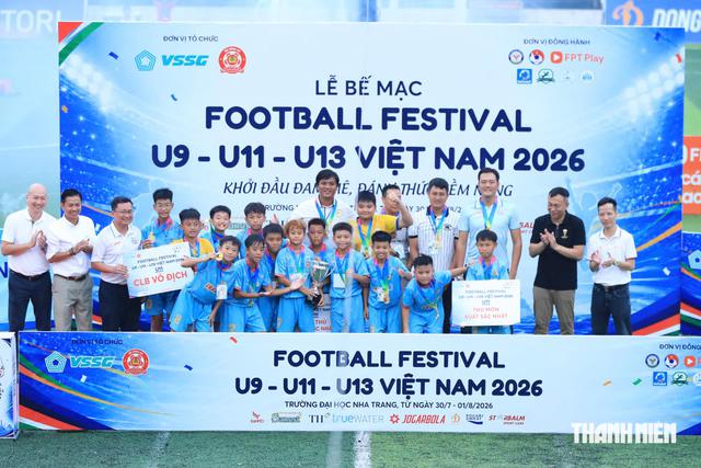 Football Festival U.9, U.11, U.13 Việt Nam 2026: Bình Dương và TP.HCM gặt hái thành công- Ảnh 4.