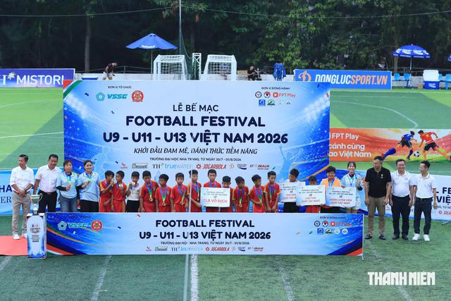 Football Festival U.9, U.11, U.13 Việt Nam 2026: Bình Dương và TP.HCM gặt hái thành công- Ảnh 3.