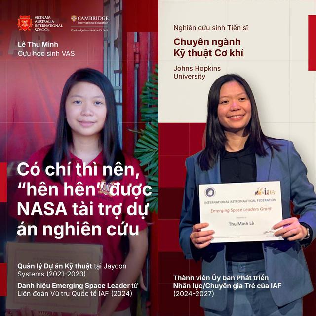 Cựu VASer học vượt cấp tại Mỹ, được NASA tài trợ dự án nghiên cứu tiến sĩ - Ảnh 1.