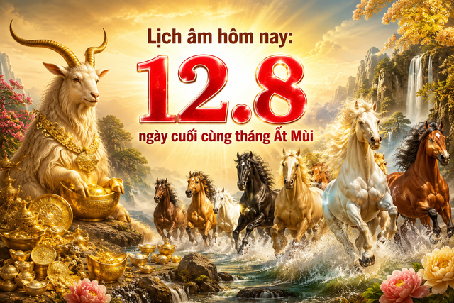 Lịch âm hôm nay 12.8: Ngày cuối cùng tháng Ất Mùi, xuất hiện sự kiện đặc biệt - Ảnh 1.