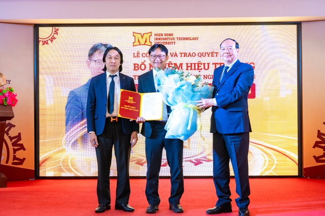 Trường ĐH C&ocirc;ng nghệ Miền Đ&ocirc;ng c&oacute; hiệu trưởng mới l&agrave; gi&aacute;o sư cơ học - Ảnh 1.