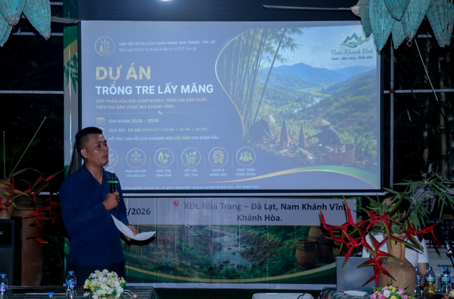 Khánh Hòa: Đưa cây tre vào vùng đất khó, mở hướng sinh kế cho đồng bào Raglai - Ảnh 1.