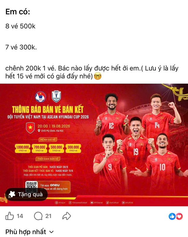 Chiều 11.8 vé bán kết Việt Nam đấu Malaysia ‘cập bến’ Hà Nội, thầy trò ông Kim sang Kuala Lumpur ngày nào?- Ảnh 4.