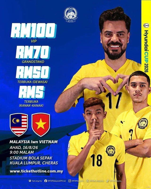 FAM đột ngột tăng giá vé bán kết đấu đội tuyển Việt Nam, CĐV Malaysia bức xúc- Ảnh 1.