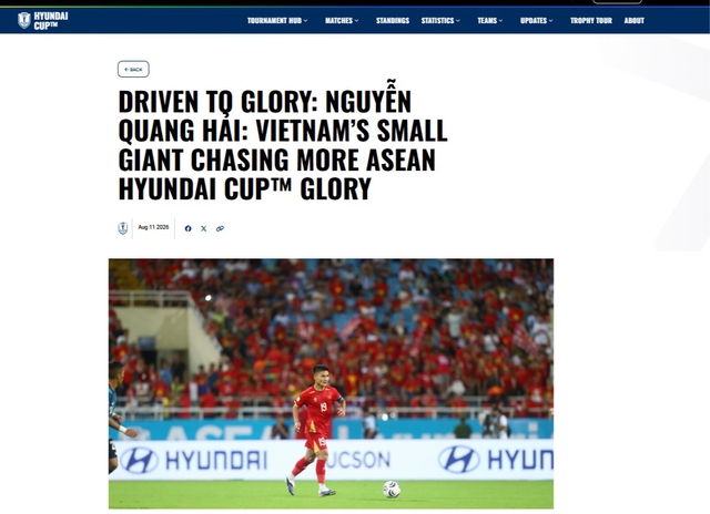 ASEAN United: ‘Người khổng lồ nhỏ Quang Hải là biểu tượng của bóng đá Việt Nam’- Ảnh 1.