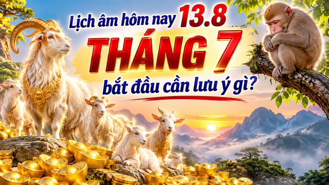 Lịch &acirc;m h&ocirc;m nay 13.8: Th&aacute;ng 7 ch&iacute;nh thức bắt đầu, người Việt lưu &yacute; ng&agrave;y n&agrave;y - Ảnh 1.
