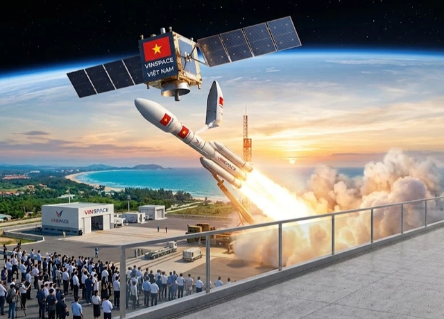  VinSpace 'chốt kèo' với SpaceX, chuẩn bị phóng vệ tinh Việt Nam vào vũ trụ - Ảnh 1.
