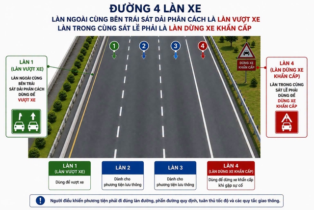 Hai cao tốc nào được Cục CSGT chọn đề xuất thí điểm ‘làn vượt xe’?- Ảnh 1.