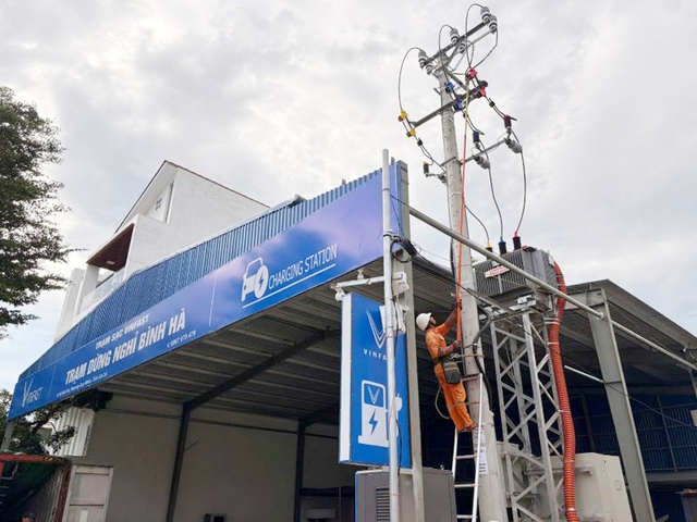 Điện phục vụ trạm sạc xe điện ở Quy Nhơn tăng 96,5% - Ảnh 1.