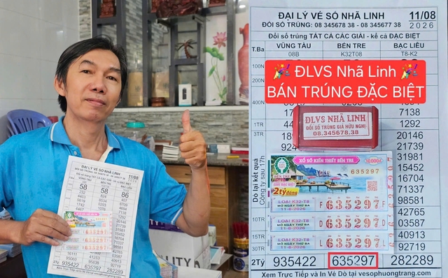 Vợ chồng ở TP.HCM trúng độc đắc 6 tỉ xổ số miền Nam, cho con giữ tiền - Ảnh 1.