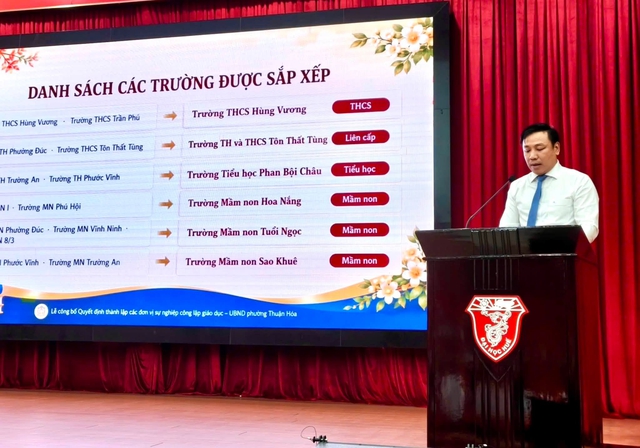 Sắp xếp cơ sở giáo dục tại Huế bất ngờ với tên trường lạ 'Hoa Nắng'- Ảnh 3.