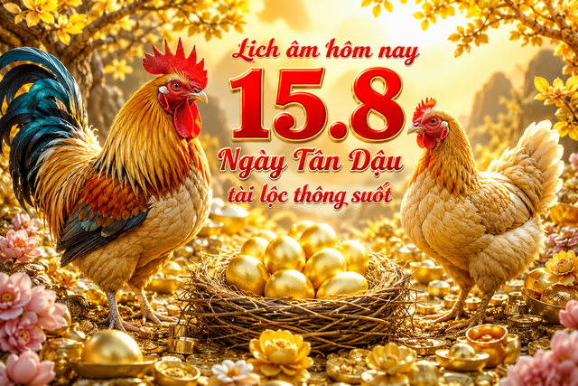 Lịch &acirc;m h&ocirc;m nay 15.8: May mắn ng&agrave;y T&acirc;n Dậu theo quan niệm d&acirc;n gian - Ảnh 1.