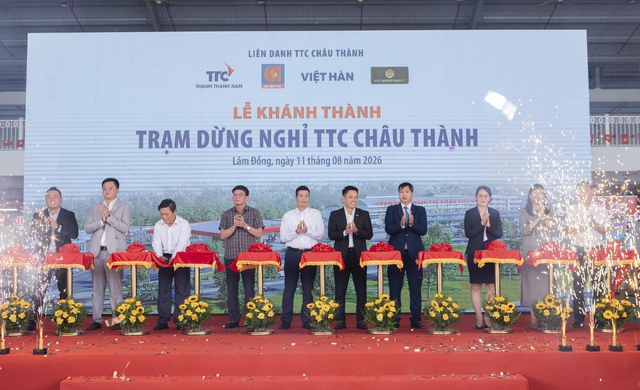 Kh&aacute;nh th&agrave;nh Trạm dừng nghỉ TTC Ch&acirc;u Th&agrave;nh tr&ecirc;n cao tốc Vĩnh Hảo - Phan Thiết - Ảnh 1.