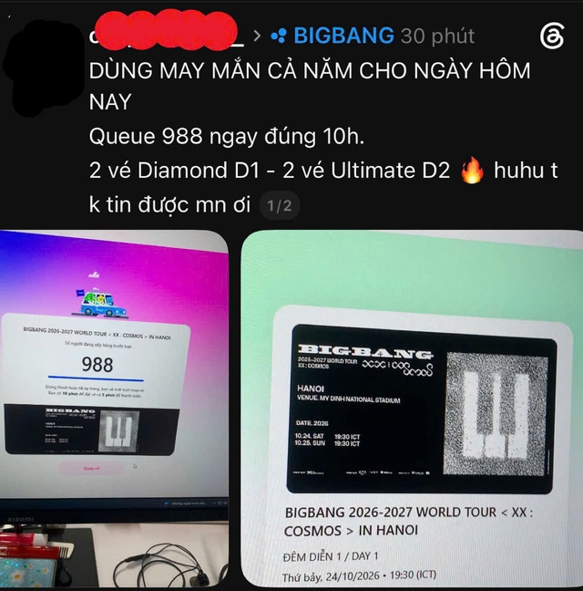 Vé Presale BIGBANG tại Hà Nội 'cháy' sau 2 tiếng, fan chờ săn suất VPBank Mastercard- Ảnh 4.