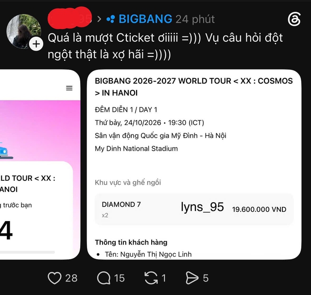 Vé Presale BIGBANG tại Hà Nội 'cháy' sau 2 tiếng, fan chờ săn suất VPBank Mastercard- Ảnh 5.