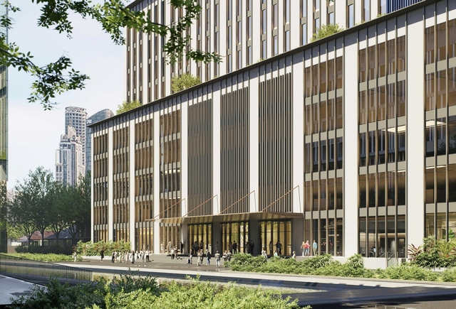 Trường đại học Văn Hiến cất nóc khối đào tạo học tập thực hành HEC2 - Ảnh 4.