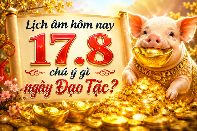 Lịch âm hôm nay 17.8: Ngày Đạo Tặc, cần lưu ý gì? - Ảnh 1.