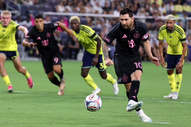 Messi lại s&uacute;t hỏng phạt đền, Inter Miami chưa thể so&aacute;n ng&ocirc;i đầu MLS của Nashville SC- Ảnh 1.