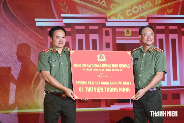 Th&agrave;nh lập Trường Văn h&oacute;a C&ocirc;ng an nh&acirc;n d&acirc;n V, c&oacute; trụ sở tại phường B&agrave; Rịa - Ảnh 1.