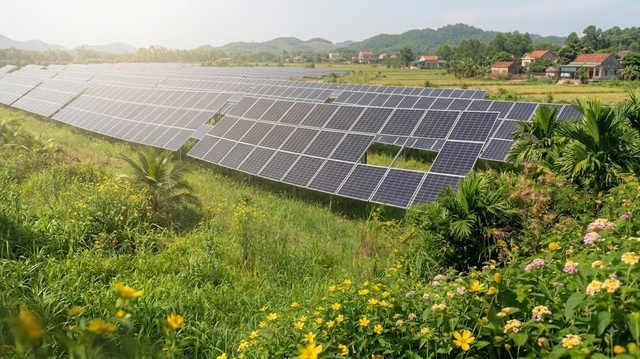 Những lợi ích ít ai ngờ của các trang trại năng lượng mặt trời - Ảnh 1.