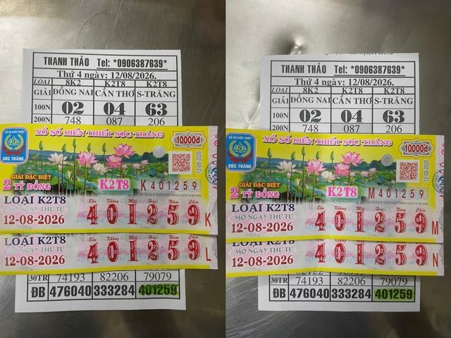 2 người trúng độc đắc 4 tỉ xổ số miền Nam, cho người bán 55 triệu đồng - Ảnh 1.