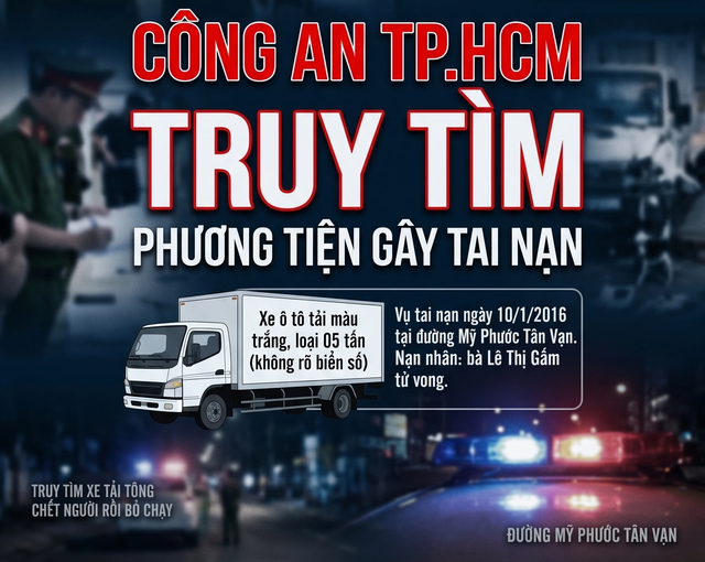 Công an TP.HCM truy tìm xe tải tông chết người rồi bỏ chạy - Ảnh 1.