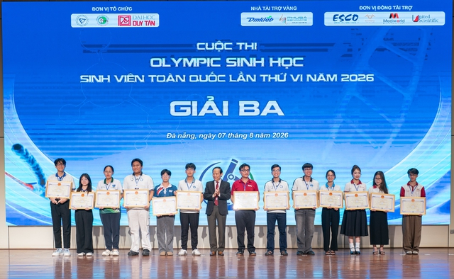 Giọng hát Việt nhí học bác sĩ Răng - Hàm - Mặt DTU giành giải ba Olympic sinh học 2026- Ảnh 2.