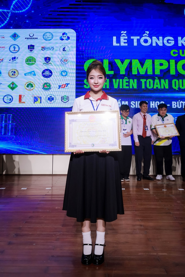 Giọng hát Việt nhí học bác sĩ Răng - Hàm - Mặt DTU giành giải ba Olympic sinh học 2026- Ảnh 1.