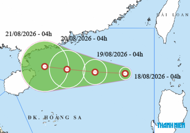 Áp thấp nhiệt đới trên Biển Đông, gió giật cấp 8, sóng cao 3,5 m- Ảnh 1.