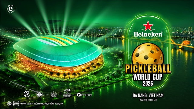 Heineken Pickleball World Cup 2026: Chuẩn mực thể thao quốc tế đến s&acirc;n chơi Việt Nam - Ảnh 1.