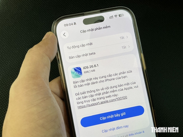Apple phát hành iOS 26.6.1, người dùng iPhone nên cập nhật sớm - Ảnh 1.