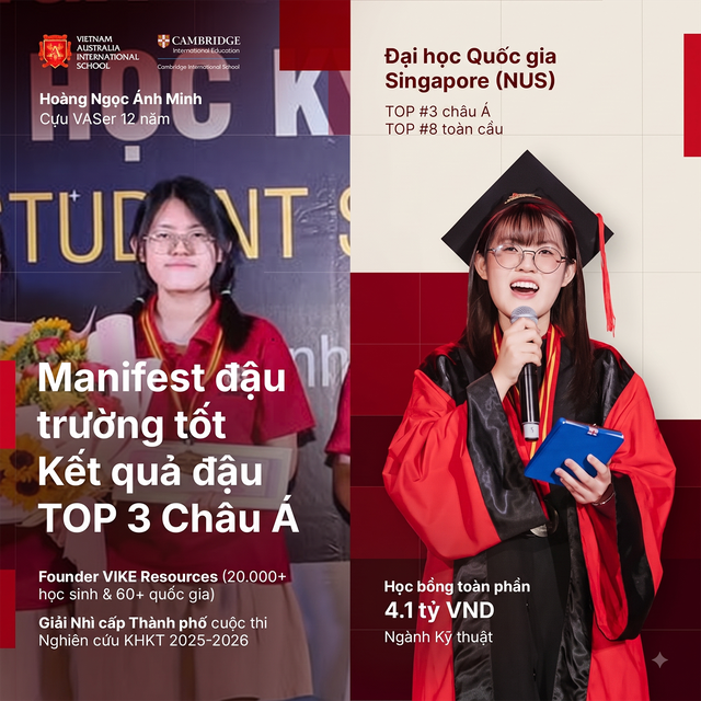 H&agrave;nh tr&igrave;nh chinh phục học bổng to&agrave;n phần NUS - Top 8 thế giới của VASer Ho&agrave;ng Ngọc &Aacute;nh Minh- Ảnh 1.