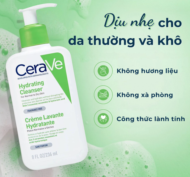 Top 8 sữa rửa mặt cho da kh&ocirc; căng mượt glowy gi&uacute;p ngăn ngừa l&atilde;o h&oacute;a sớm- Ảnh 15.