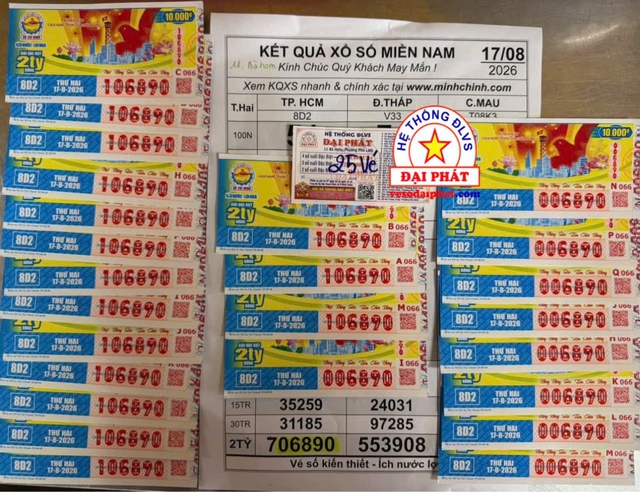Ôm vé ế, đại lý ở TP.HCM trúng số 1,3 tỉ đồng xổ số miền Nam - Ảnh 1.