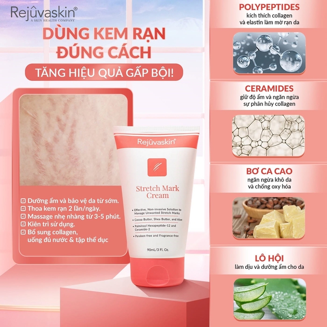 Có kem bôi rạn da đỏ nào phù hợp cả mẹ bầu và tuổi dậy thì không?- Ảnh 9.