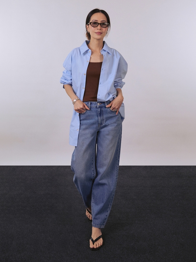 Mặc đẹp ngày giao mùa với 3 xu hướng quần jeans trẻ trung - Ảnh 6.