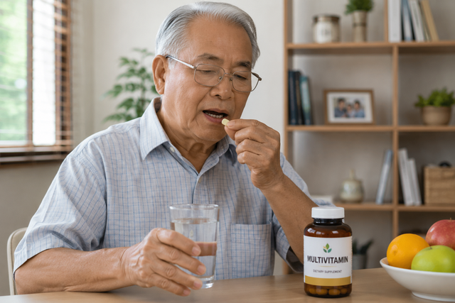 Người lớn tuổi uống vitamin tổng hợp mỗi ngày: Điều gì xảy ra sau 3 năm? - Ảnh 1.