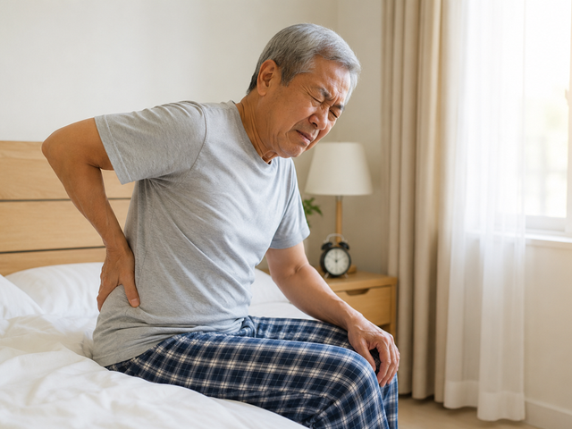 3 thói quen buổi sáng giúp giảm đau lưng ở người lớn tuổi - Ảnh 1.