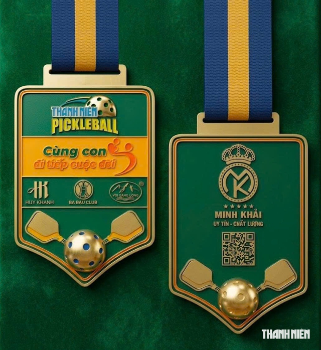 Báo Thanh Niên tri ân những người bạn đồng hành pickleball Cùng con đi tiếp cuộc đời- Ảnh 6.