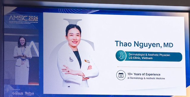 Bác sĩ Việt chia sẻ kinh nghiệm trẻ hóa gương mặt tại AMSC Malaysia 2026 - Ảnh 1.