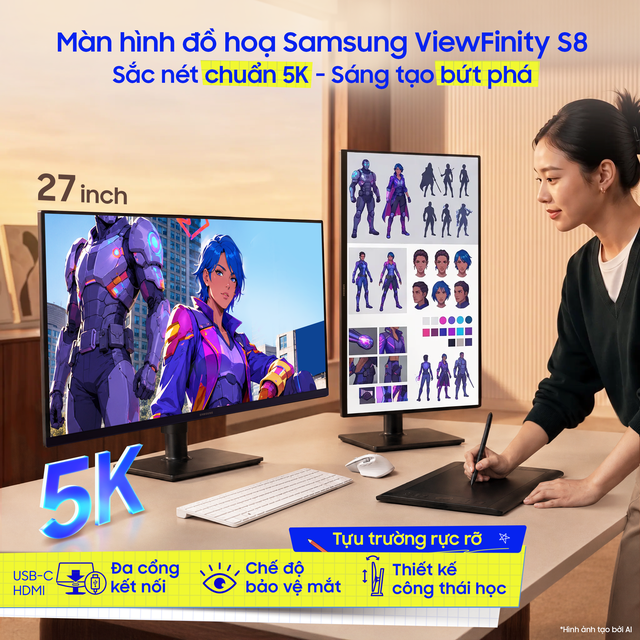 Giới trẻ gọi tên loạt màn hình xịn sò cho học tập và giải trí- Ảnh 2.