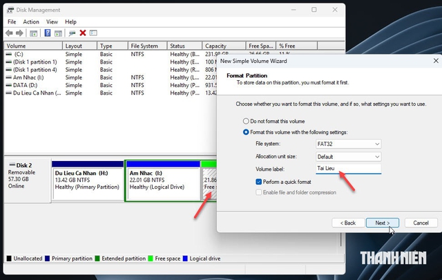 Mẹo biến một ổ USB th&agrave;nh nhiều 'kho lưu trữ' độc lập - Ảnh 2.