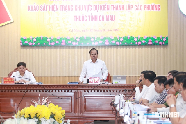 Bộ Nội vụ khảo sát đề án thành lập 13 phường ở Cà Mau - Ảnh 3.