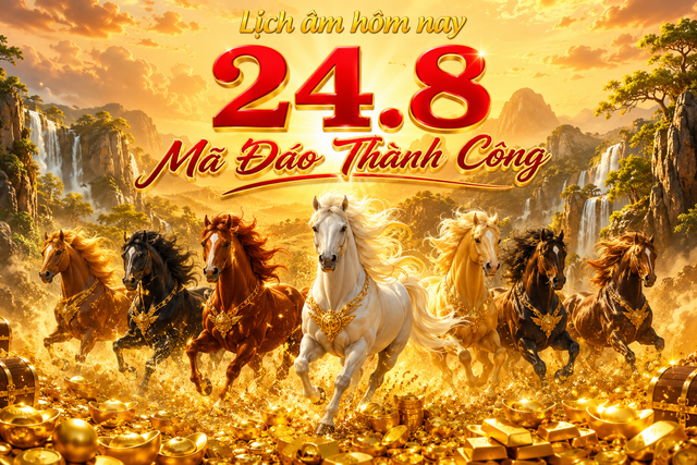 Lịch âm hôm nay 24.8: Ngày Canh Ngọ may mắn theo quan niệm dân gian - Ảnh 1.