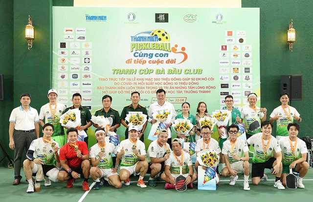 Nghĩa tình từ giải pickleball 'Cùng con đi tiếp cuộc đời' lần V - 2026- Ảnh 1.