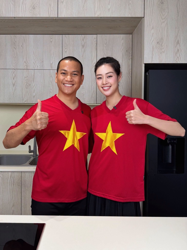 Khánh Vân cùng dàn sao Việt vỡ òa trước chiến thắng của tuyển Việt Nam trên đất Thái- Ảnh 2.